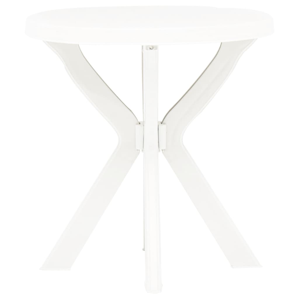 Bistrotisch Weiss Ø70 cm Kunststoff